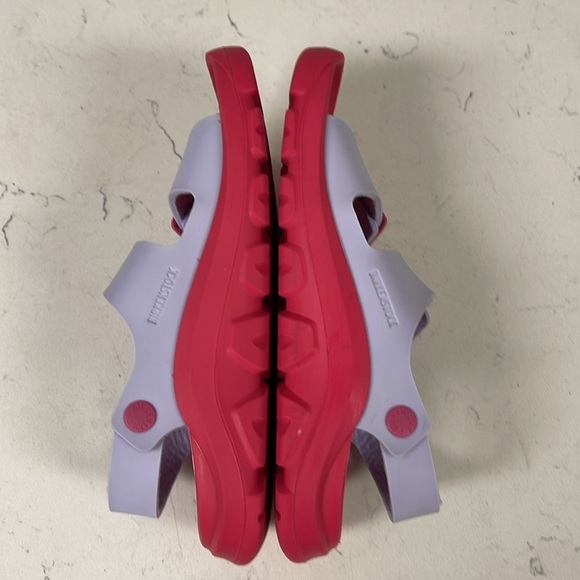 Birkenstock Mogami Birko-Flor Size US 2 Euro 33 Pink & Purple Sandals - Picture 8 of 16